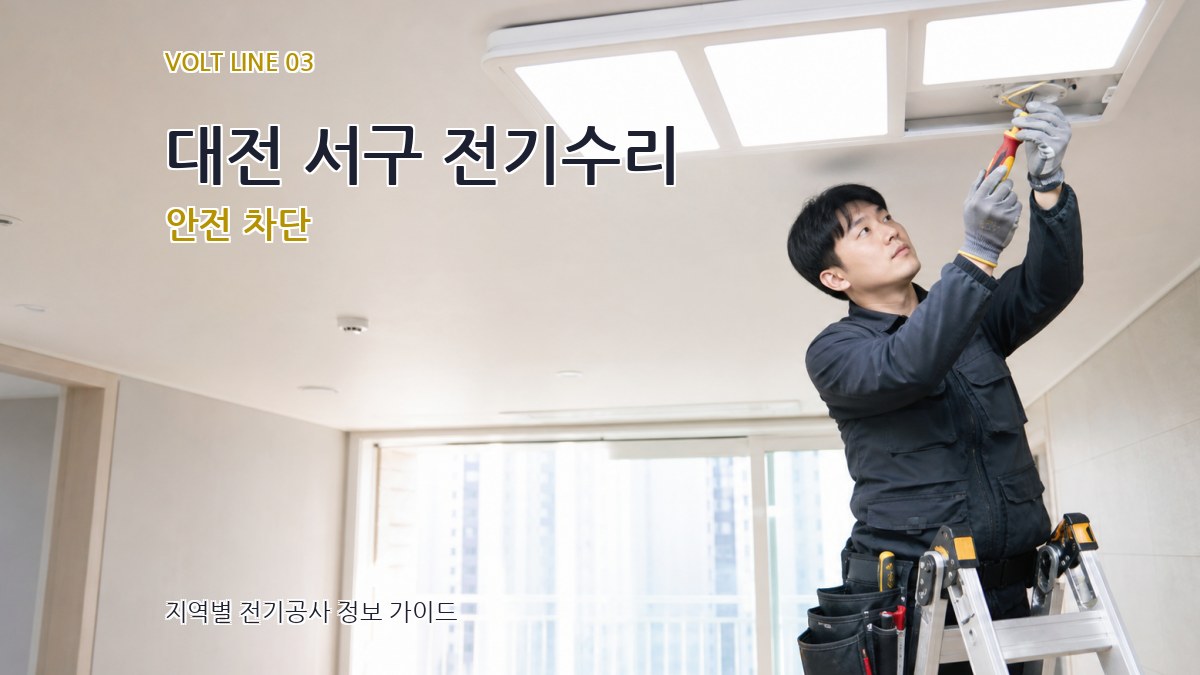 대전 서구 전기수리 안전 차단