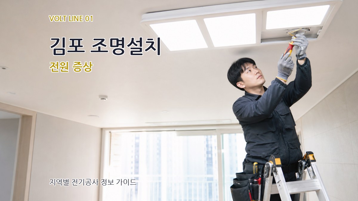 김포 조명설치