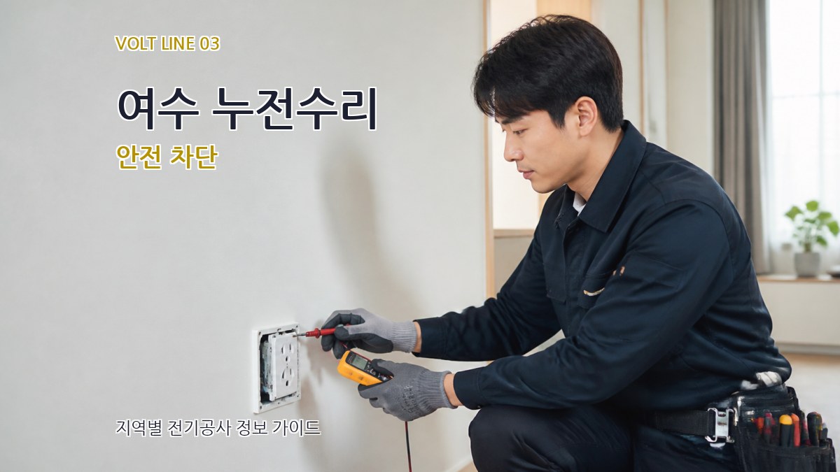 여수 누전수리 안전 차단