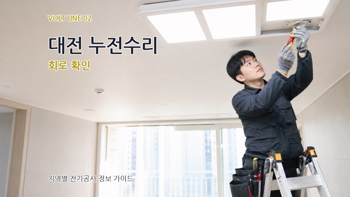 대전 누전수리 회로 확인