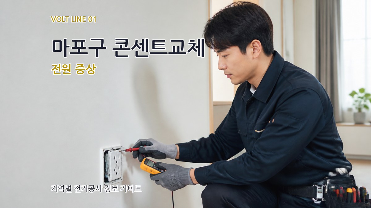 마포구 콘센트교체
