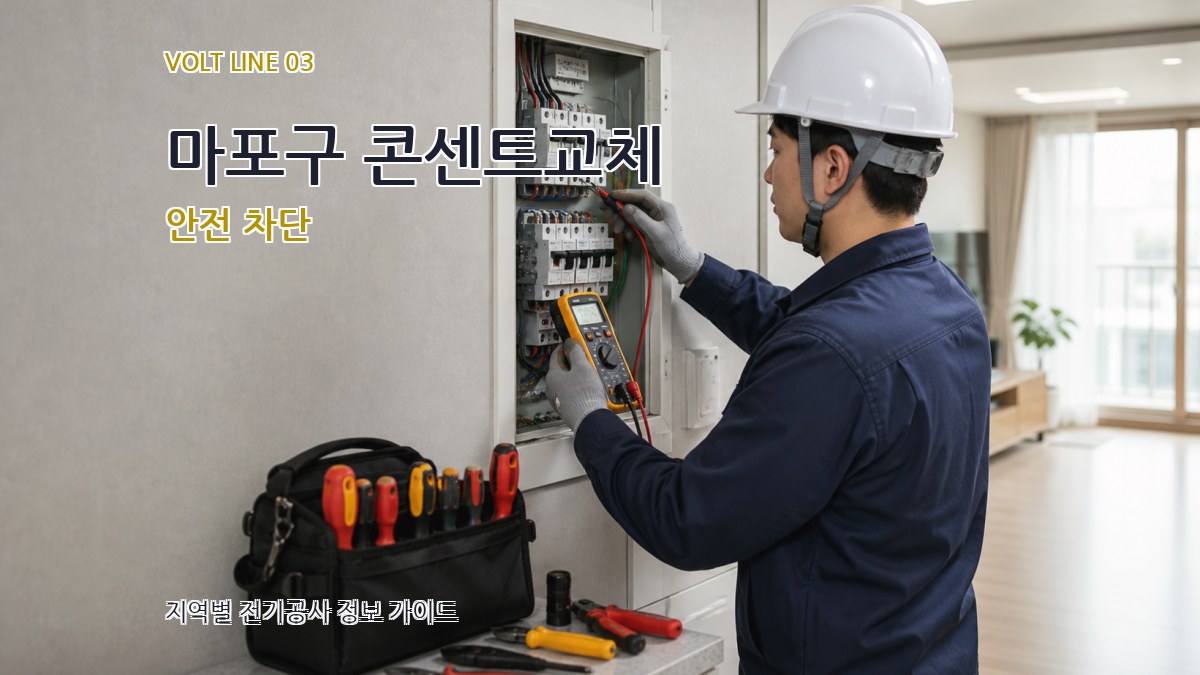 마포구 콘센트교체 안전 차단