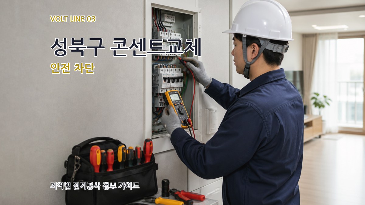 성북구 콘센트교체 안전 차단