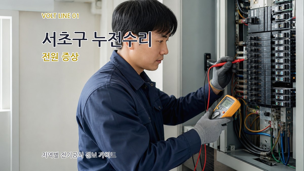 서초구 누전수리 전원 증상