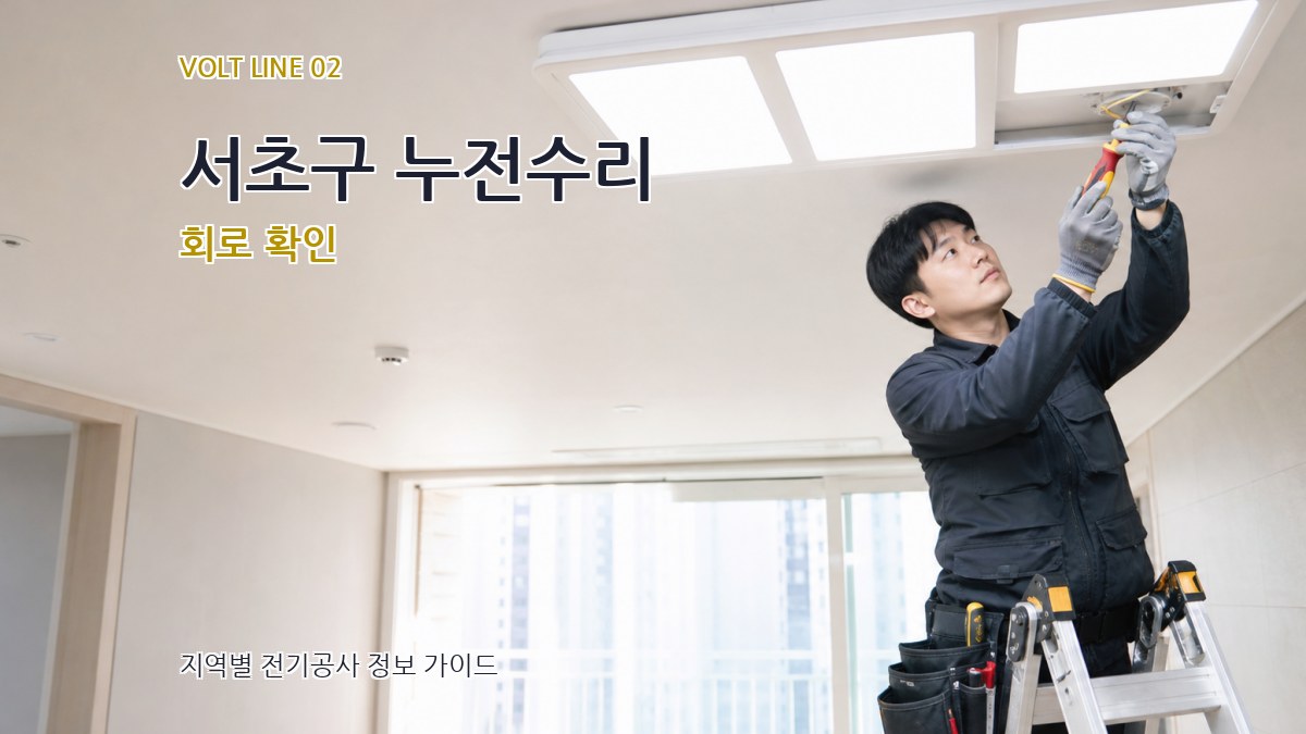 서초구 누전수리 회로 확인