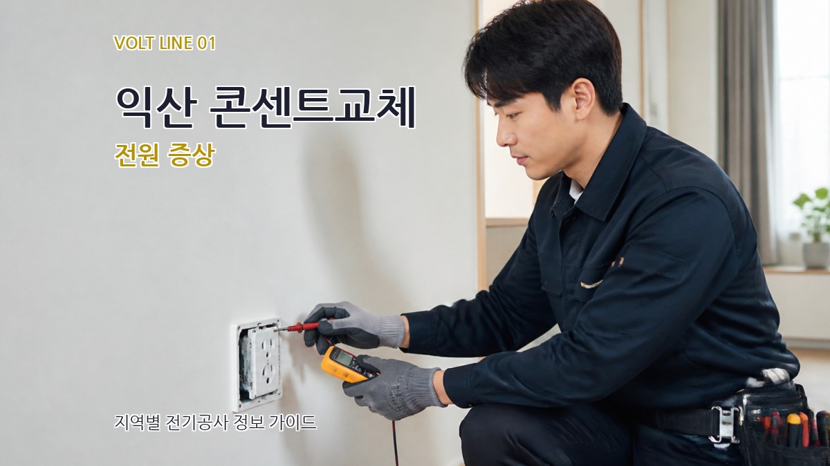 익산 콘센트교체