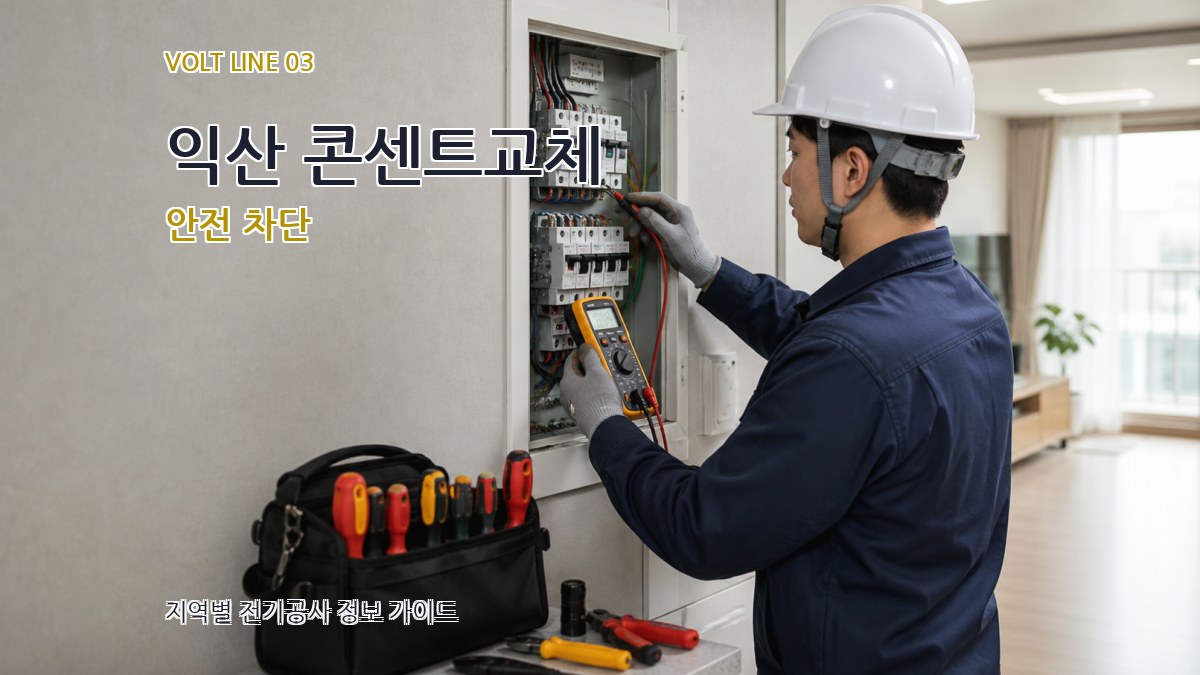 익산 콘센트교체 안전 차단