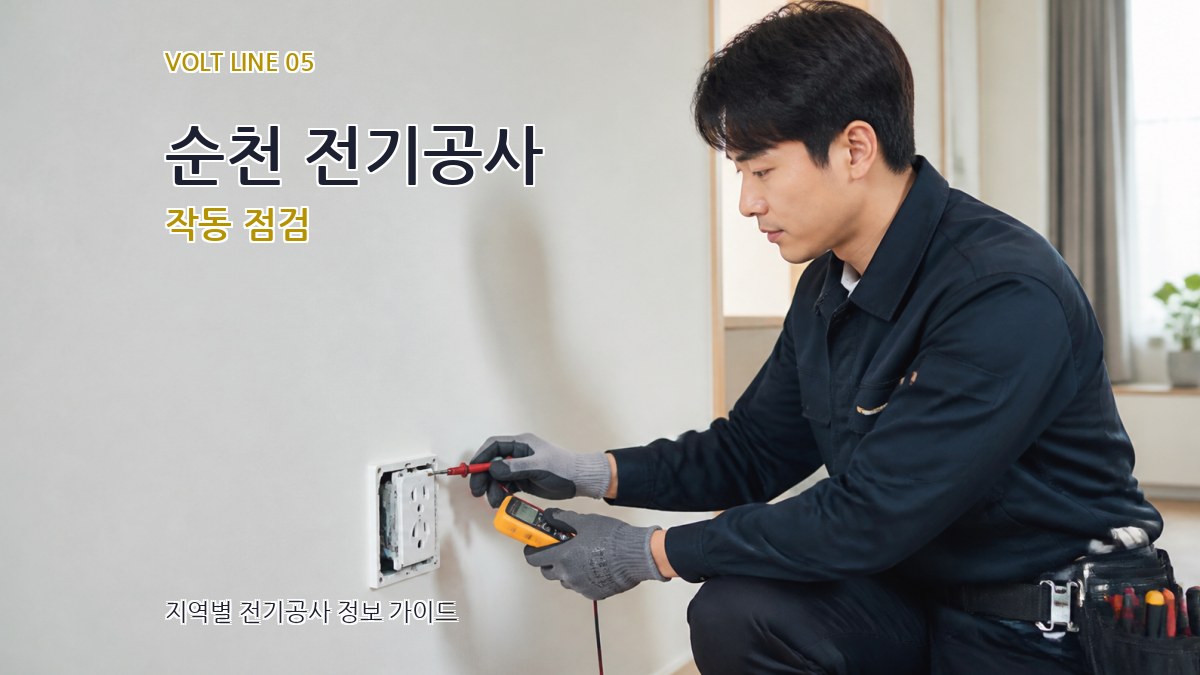 순천 전기공사 작동 점검