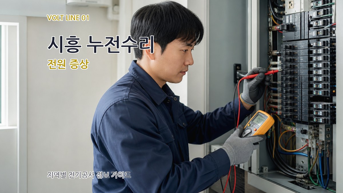 시흥 누전수리 전원 증상