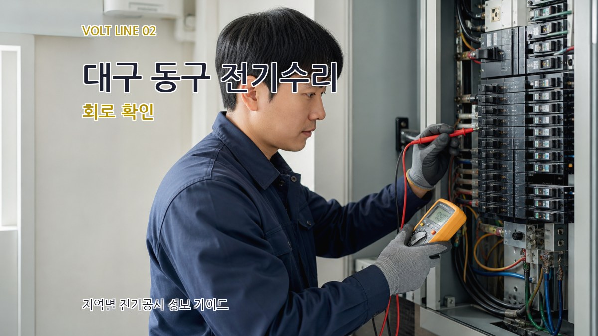 대구 동구 전기수리 회로 확인
