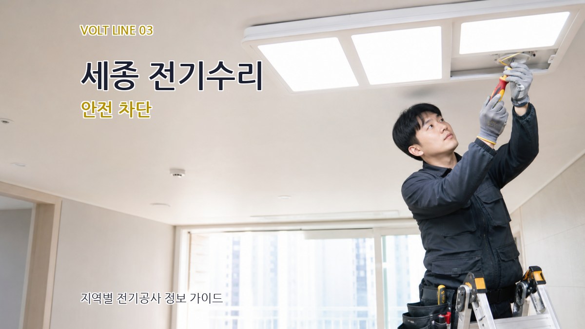 세종 전기수리 안전 차단
