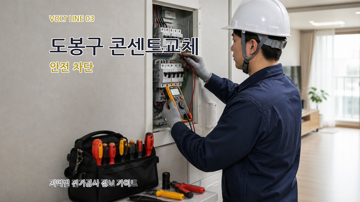 도봉구 콘센트교체 안전 차단