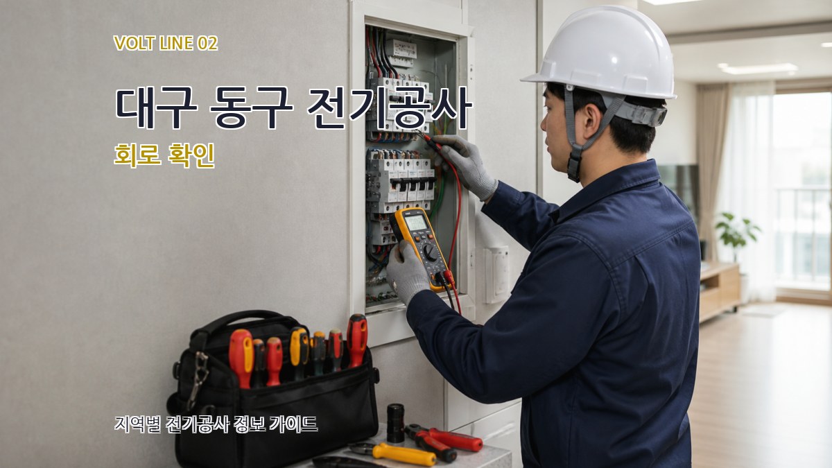 대구 동구 전기공사 회로 확인