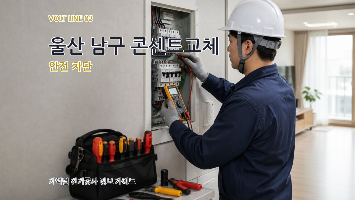 울산 남구 콘센트교체 안전 차단