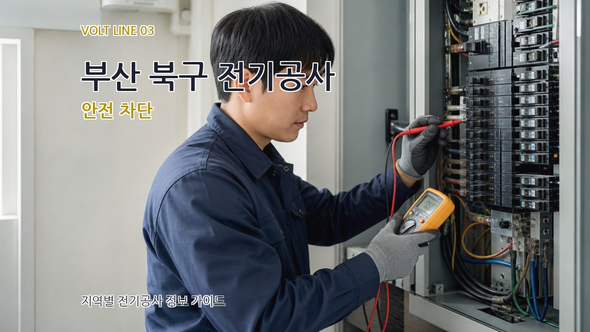 부산 북구 전기공사 안전 차단