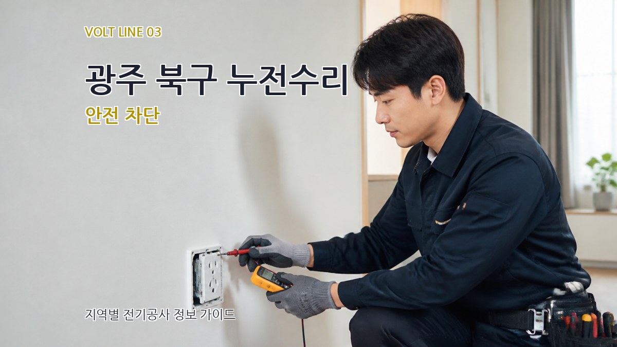 광주 북구 누전수리 안전 차단