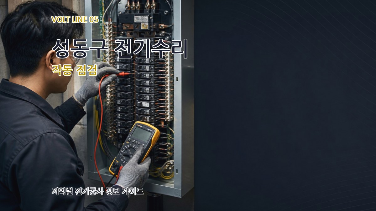 성동구 전기수리 작동 점검