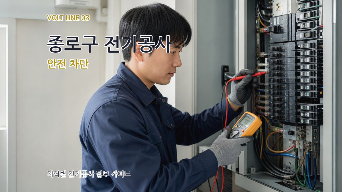 종로구 전기공사 안전 차단