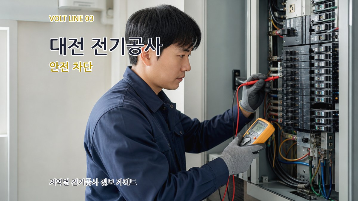 대전 전기공사 안전 차단
