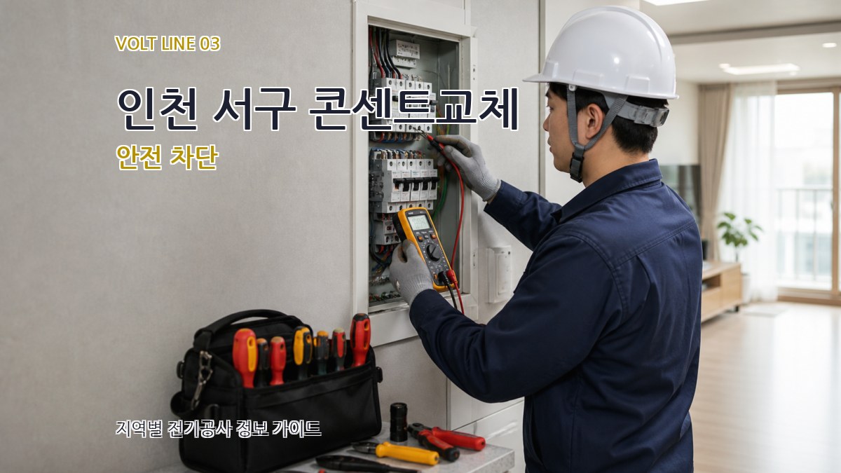 인천 서구 콘센트교체 안전 차단