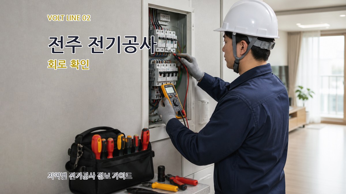 전주 전기공사 회로 확인
