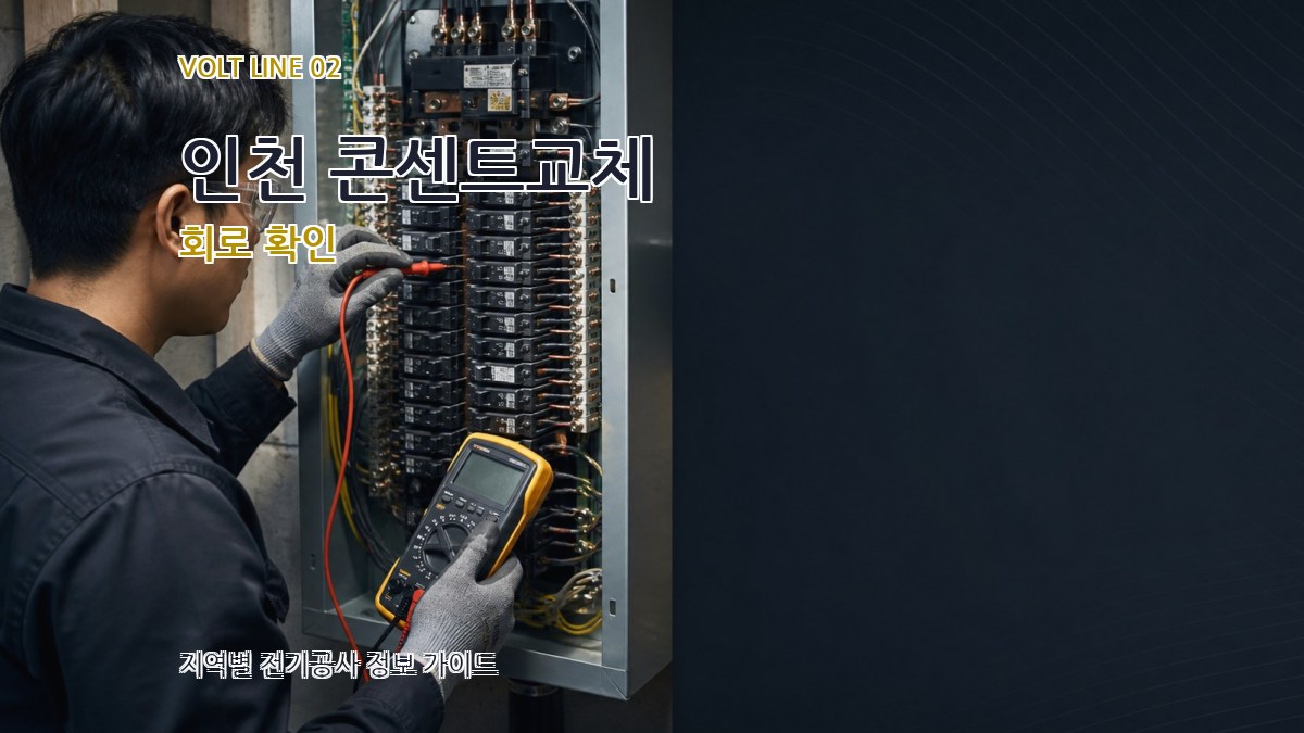 인천 콘센트교체 회로 확인