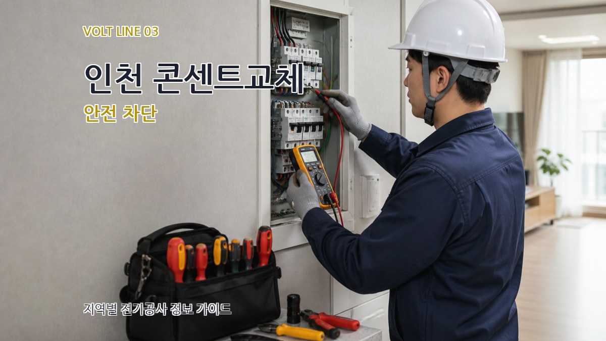 인천 콘센트교체 안전 차단