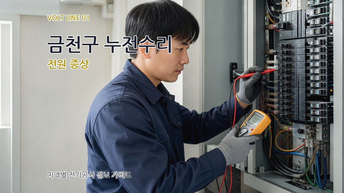 금천구 누전수리 전원 증상