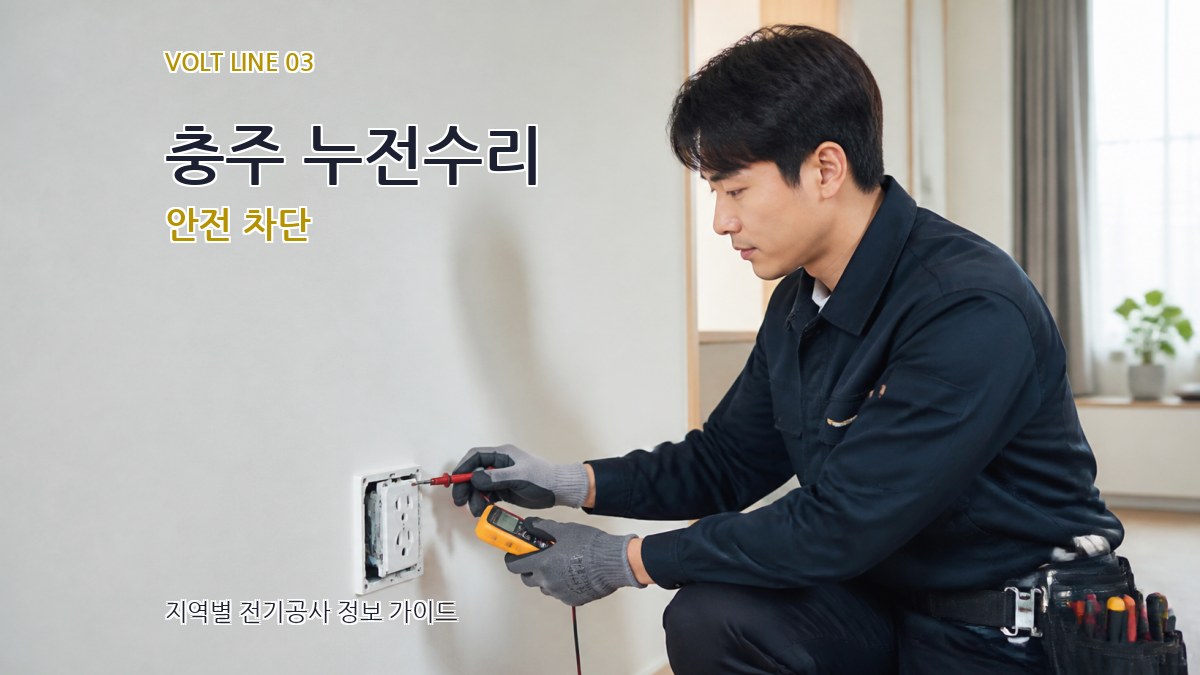 충주 누전수리 안전 차단