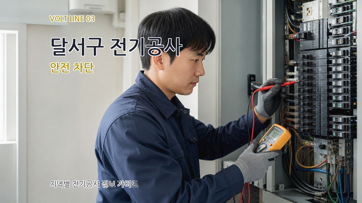 달서구 전기공사 안전 차단