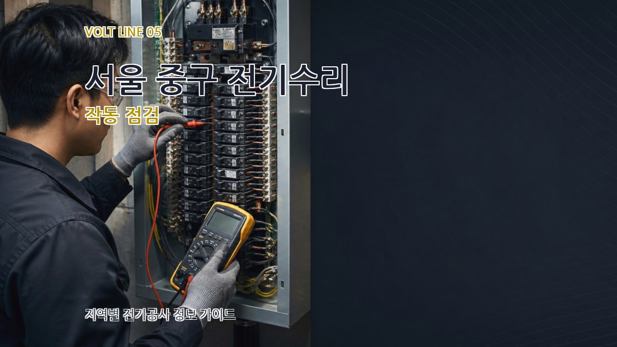 서울 중구 전기수리 작동 점검