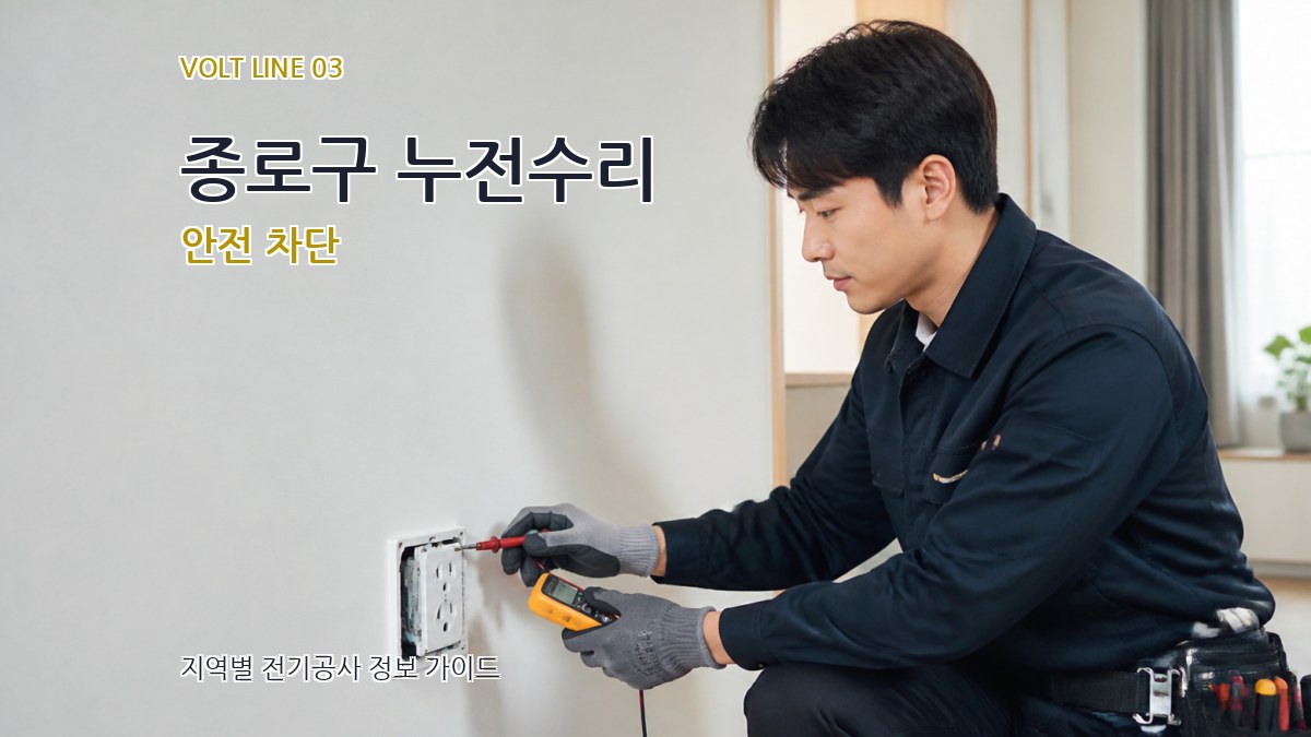 종로구 누전수리 안전 차단