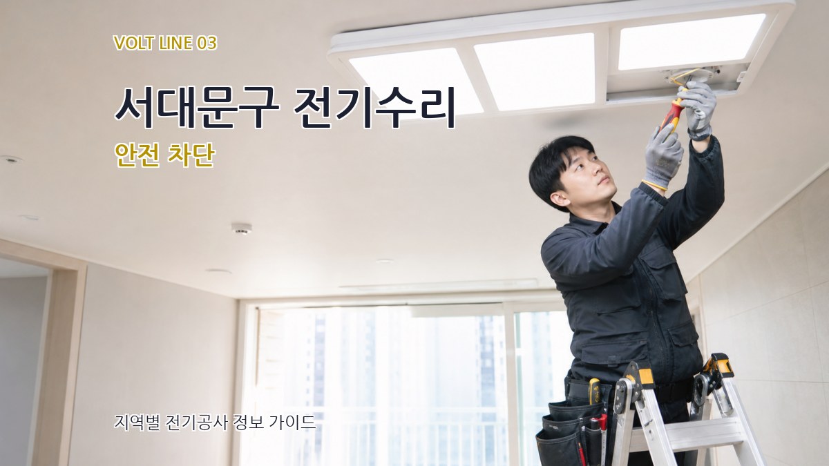 서대문구 전기수리 안전 차단