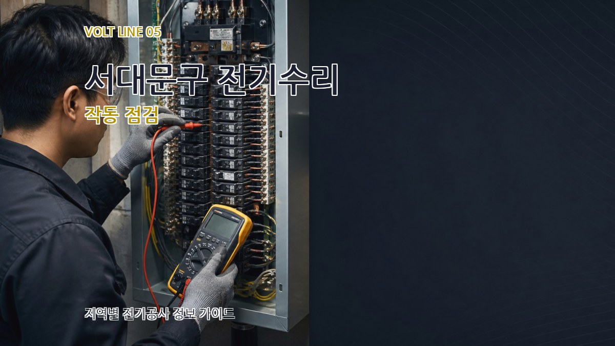 서대문구 전기수리 작동 점검