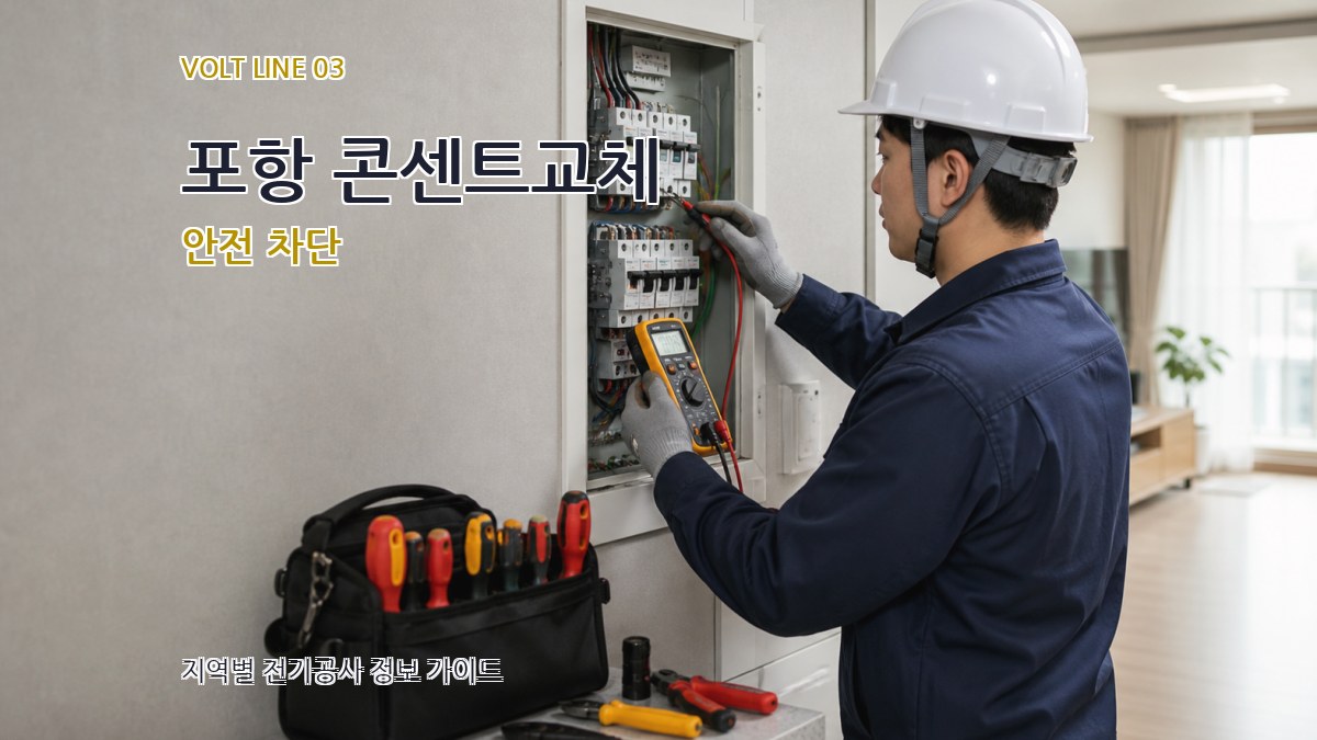 포항 콘센트교체 안전 차단