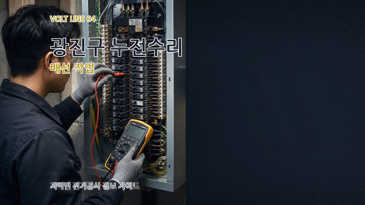 광진구 누전수리 배선 작업