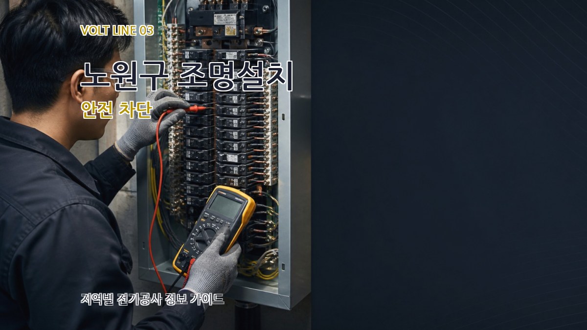 노원구 조명설치 안전 차단