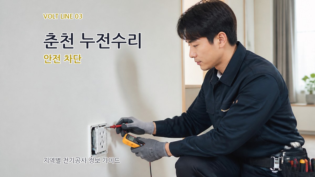 춘천 누전수리 안전 차단