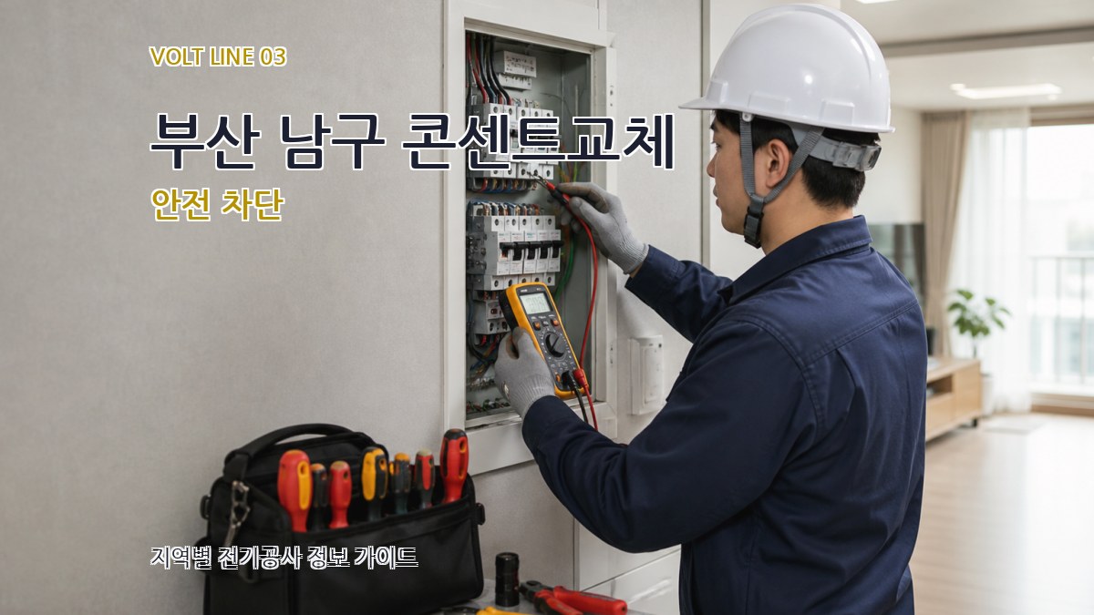 부산 남구 콘센트교체 안전 차단