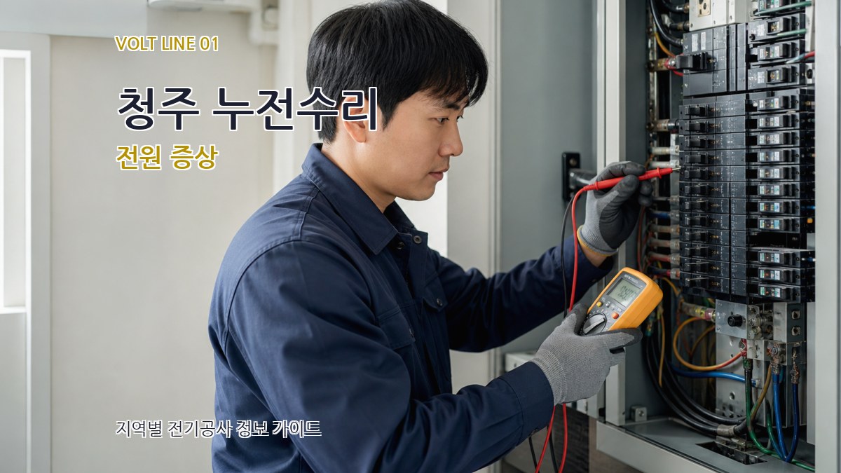 청주 누전수리 전원 증상