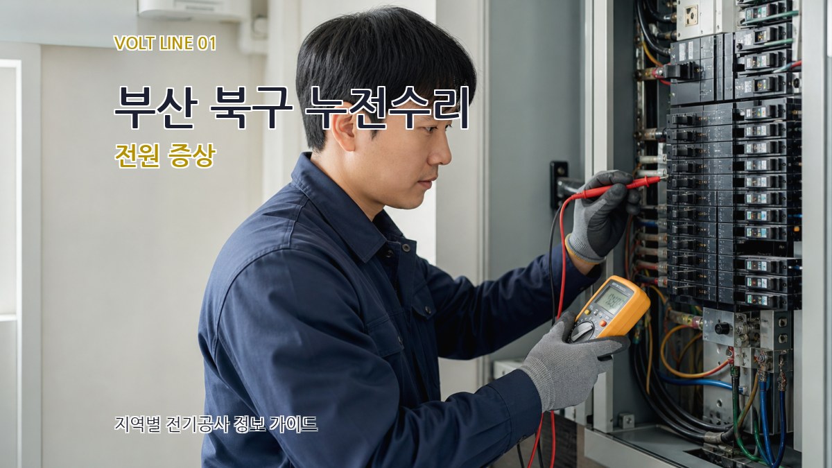 부산 북구 누전수리 전원 증상
