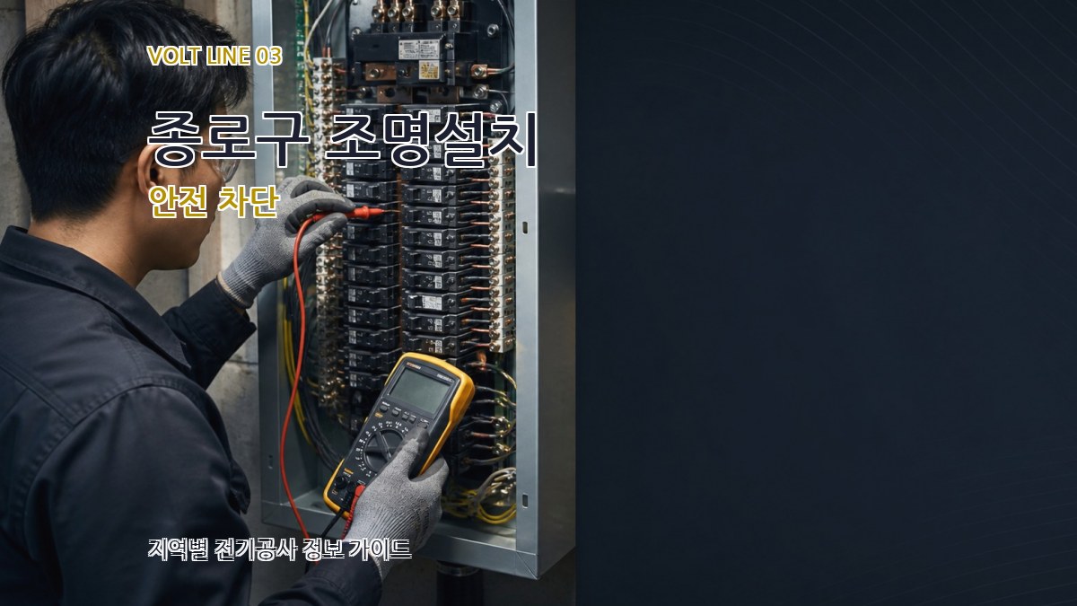 종로구 조명설치 안전 차단