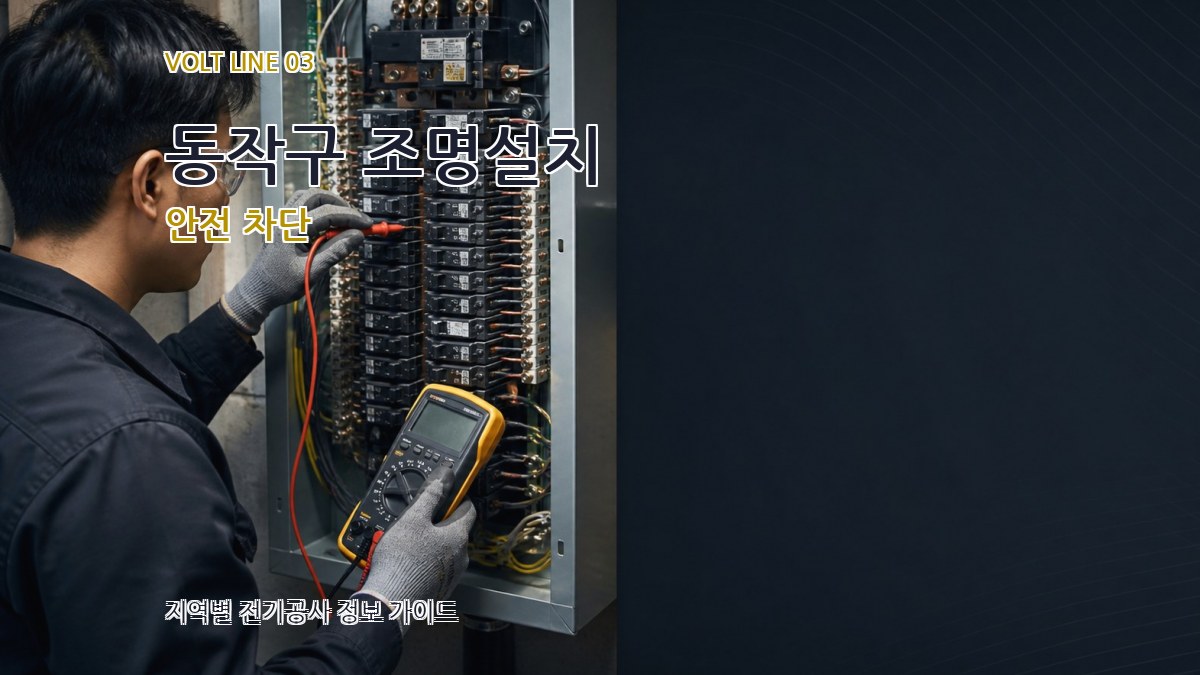 동작구 조명설치 안전 차단