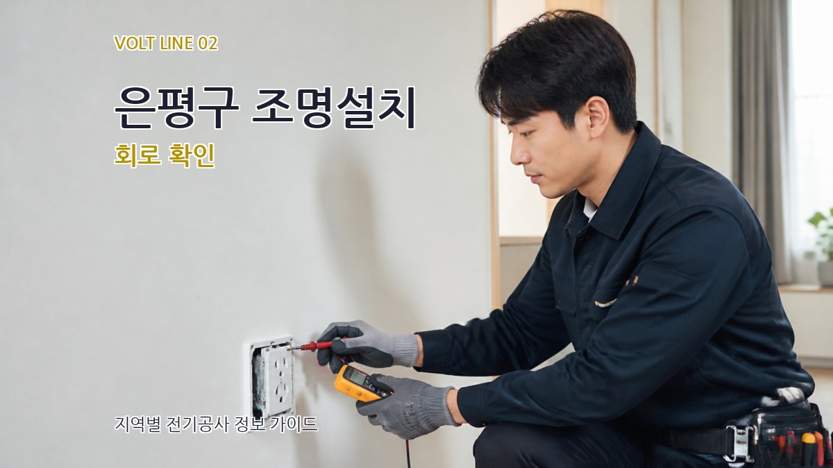 은평구 조명설치 회로 확인