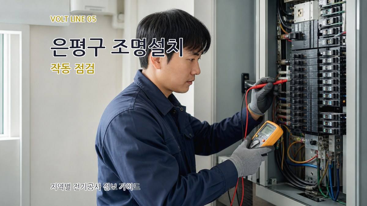 은평구 조명설치 작동 점검
