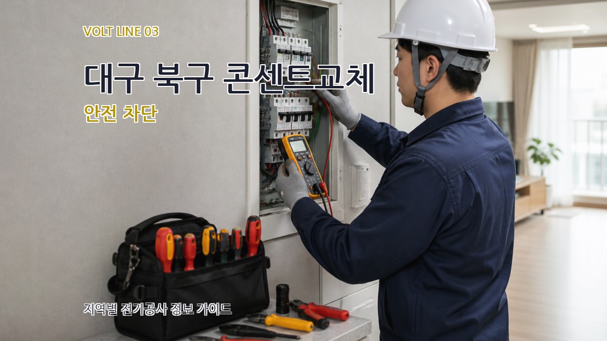 대구 북구 콘센트교체 안전 차단