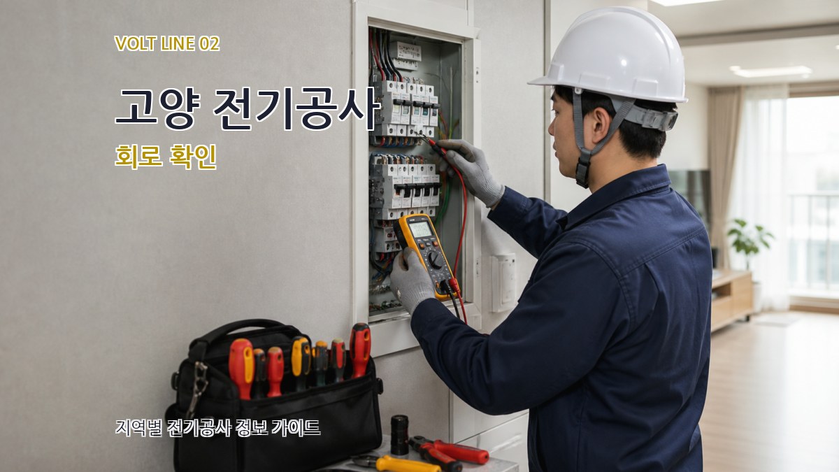 고양 전기공사 회로 확인