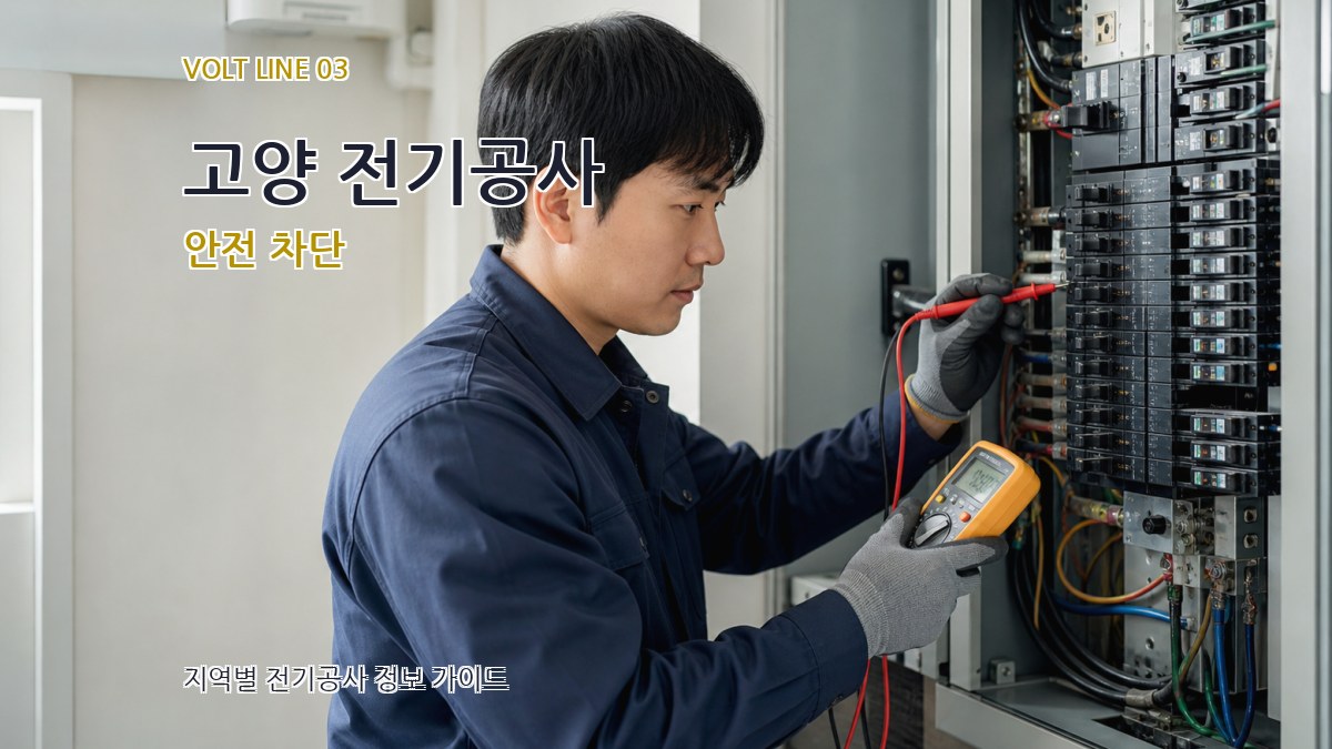 고양 전기공사 안전 차단
