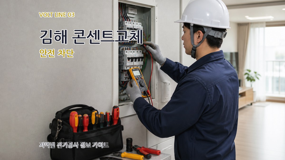 김해 콘센트교체 안전 차단