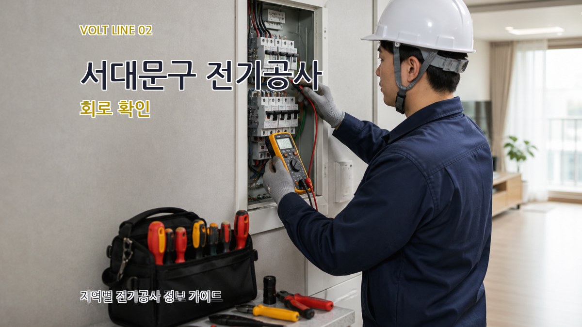 서대문구 전기공사 회로 확인